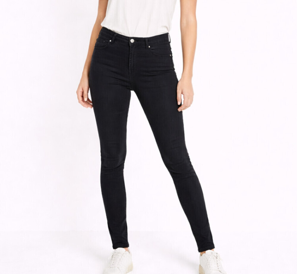 Eileen Fisher Jegging jeans leggings black size 14 organic cotton NWT